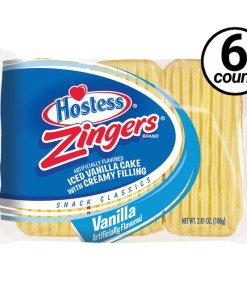 HOSTESS ICED VANILLA ZINGERS 6/3.81 OZ