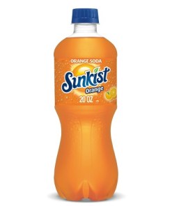 SUNKIST ORANGE PLASTIC BOTTLES 24/20 OZ