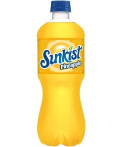 SUNKIST PINEAPPLE BOTTLES 24/20 OZ
