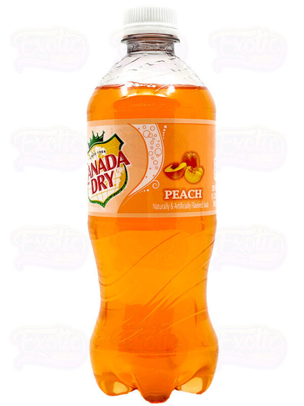 CANADA DRY PEACH BOTTLES 20 OZ – UCE Wholesale