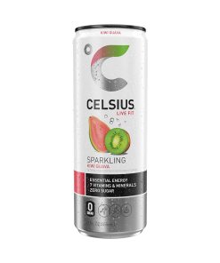 CELSIUS SPARKLING KIWI GUAVA FUNCTIONAL ESSENTIAL ENERGY DRINK CAN 12/12 OZ