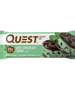 QUEST NUTRITION MINT CHOCOLATE CHUNK PROTEIN BARS 12/2.12 OZ