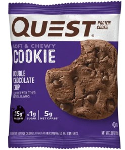 QUEST NUTRITION DOUBLE CHOCOLATE CHIP PROTEIN COOKIE 12/2.08 OZ