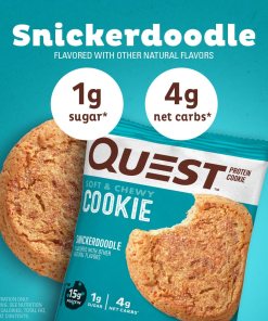 QUEST NUTRITION SNICKERDOODLE PROTEIN COOKIE 12/2.04 OZ