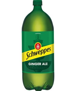 SCHWEPPES GINGER ALE BOTTLES 2 LITER