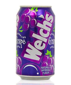 WELCH’S SPARKLING GRAPE SODA CANS 24/12 OZ