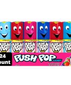 PUSH POP TOPPERS CANDY VARIETY PACK 24/0.5 OZ