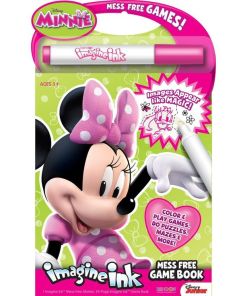 BENDON DISNEY IMAGINE INK COLORING ACTIVITY GAME BOOK VALUE SIZE, MAGIC INK PICTURES, MESS FREE MARK
