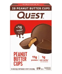 QUEST NUTRITION HIGH PROTEIN LOW CARB PEANUT BUTTER CUPS 14/1.48 OZ
