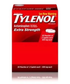 TYLENOL EXTRA STRENGTH PAIN RELIEF & SLEEP AID DISPENSER POUCH BOX 50/2 CAPLETS