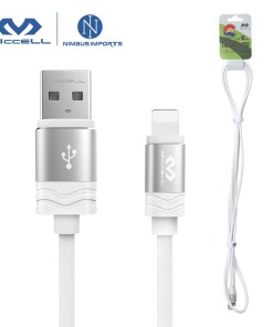 MICCELL VQ-D70 USB DATA CABLE 6 FT WHITE