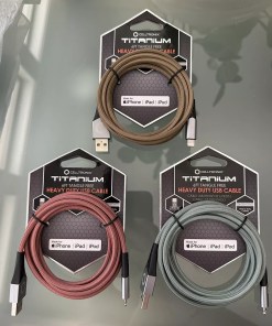 CELLTRONIX TITANIUM 6 FEET TANGLE FREE HEAVY-DUTY USB LIGHTEING CABLE
