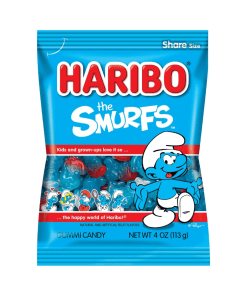 HARIBO CONFECTIONERY SMUFS GUMMI CANDY 12/4 OZ