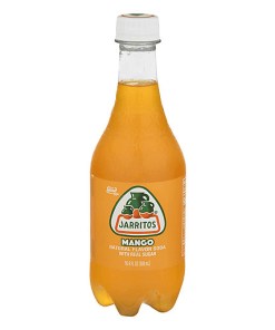 JARRITOS MEXICAN SOFT DRINK MANGO SODA PLASTIC BOTTLES 24/16.9 OZ