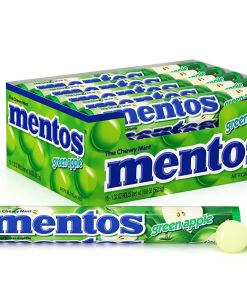 MENTOS CHEWY CANDY ROLL GREEN APPLE 15/1.32 OZ