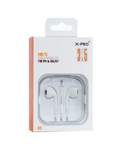 X-PRO 6S EARPHONE FOR IPHONE & GALAXY 1 PCS