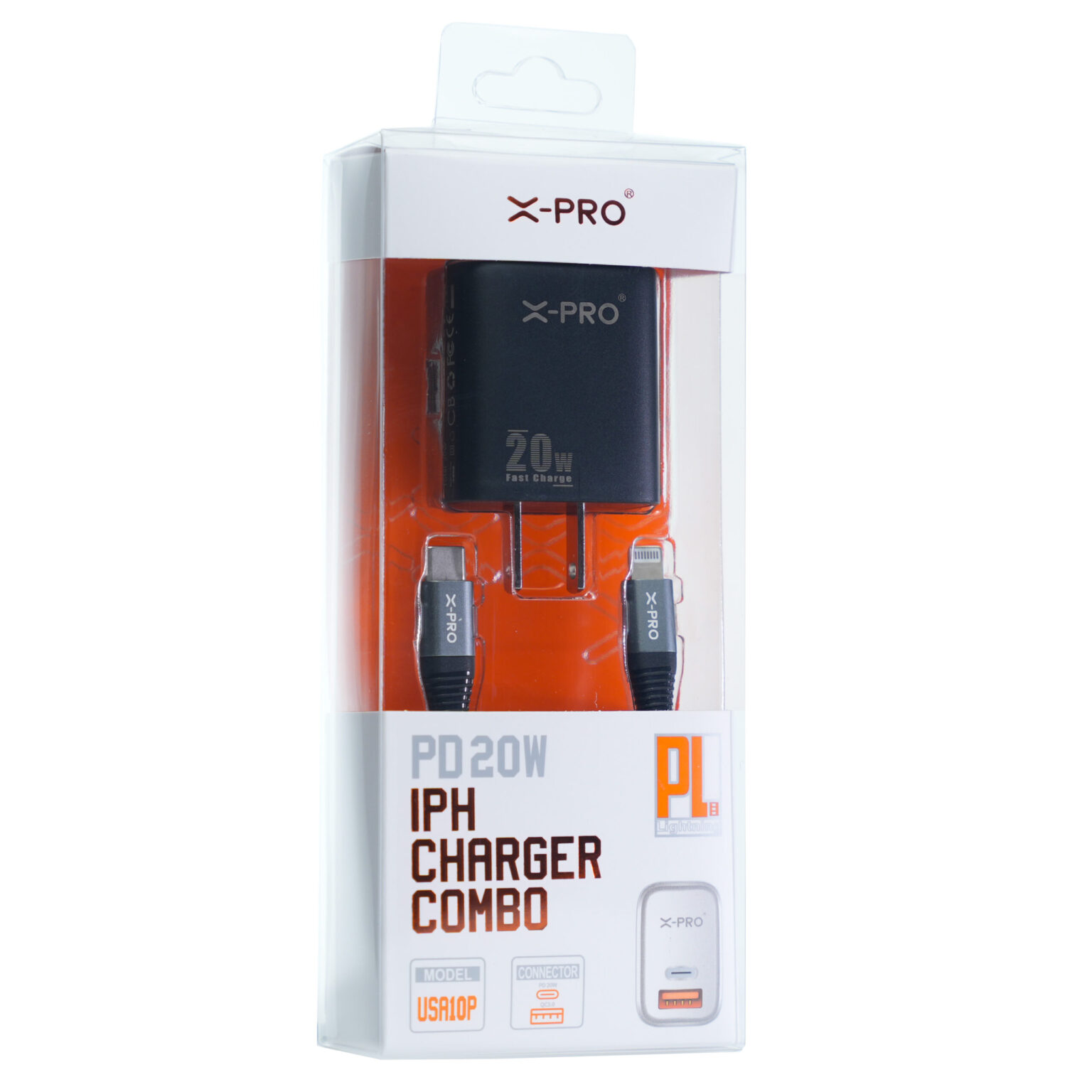 X-PRO USA10P/CH16 QUICK PD CHARGER WITH PD 20W CABLE COMBO 1 PCS – UCE ...