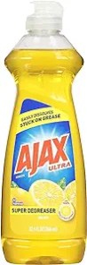 AJAX ULTRA LIQUID DISH SOAP LEMON SCENT SUPER DEGREASER 20/12.4 OZ