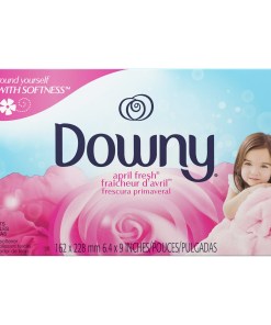 DOWNY APRIL FRESH FABRIC SOFTENER DRYER SHEETS 12/34 SHEETS