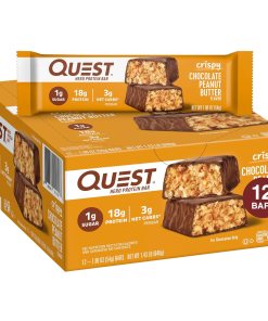 QUEST NUTRITION CRISPY CHOCOLATE PEANUT BUTTER HERO PROTEIN BAR 12/1.90 OZ