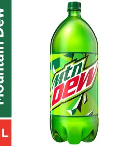 MOUNTAIN DEW SODA PLASTIC BOTTLES 8/2 LITER