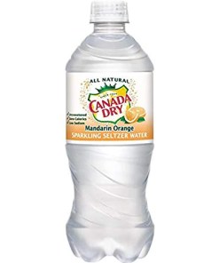 CANADA DRY ORANGE SPARKLING SELTZER WATER 24/20 OZ