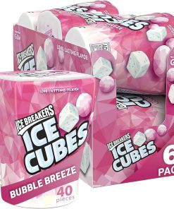 ICE BREAKERS ICE CUBES BUBBLE BREEZE 6/40 3.24 OZ