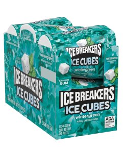 ICE BREAKERS ICE CUBES WINTERGREEN 6/40 3.24 OZ
