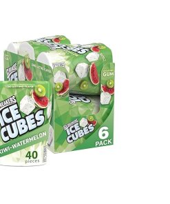 ICE BREAKERS ICE CUBES KIWI WATERMELON 6/40 PIECES 3.24 OZ