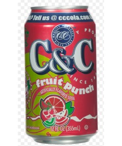 C&C FRUIT PUNCH CANS 24/12 OZ
