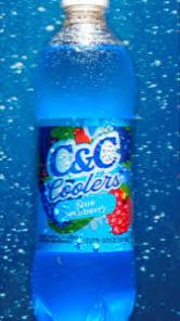 C AND C COOLERS BLUE RASPBERRY 24/24 OZ