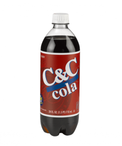 C&C CLASSIC COLA PLASTIC BOTTLES 24/24 OZ