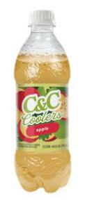 C AND C COOLERS APPLE 24/24 OZ