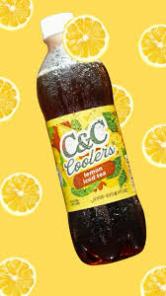 C AND C COOLERS LEMON ICED TEA 24/24 OZ