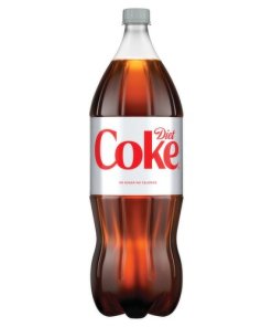 DIET COKE SODA BOTTLES 8/2 LITER