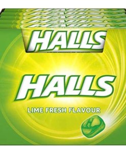 HALLS VITA-C LIME FRESH FLAVOR COUGH DROPS WITH MENTHOL 20/9 DROPS