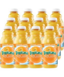TROPICANA ORANGE JUICE PLASTIC BOTTLES 32 OZ