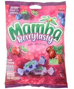MAMBA BERRYTASTY FRUITY CHEWS 12/7.05 OZ