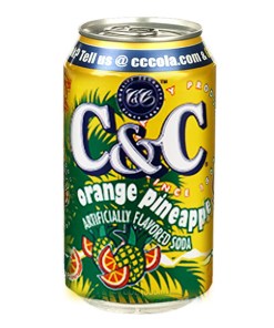 C&C ORANGE PINEAPPLE CANS 24/12 OZ
