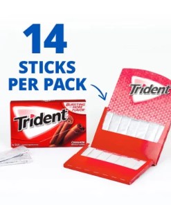 TRIDENT VP CINNAMON SUGAR FREE 12/14 STICKS