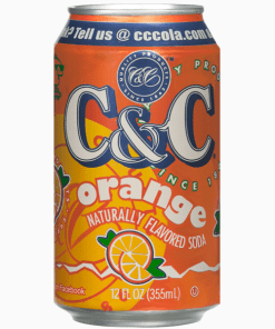 C&C ORANGE CANS 24/12 OZ