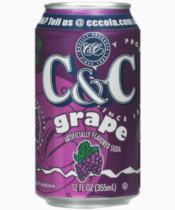 C&C GRAPE CANS 24/12 OZ