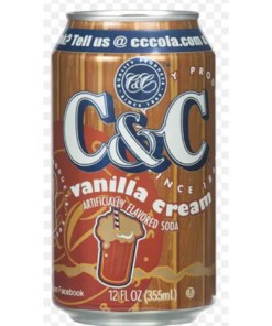C&C VANILLA CREAM CANS 24/12 OZ
