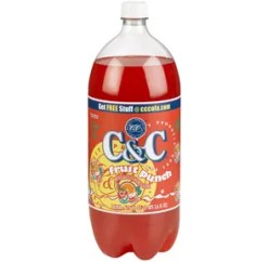 C&C FRUIT PUNCH SODA 8/2 LITER