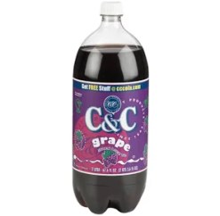 C&C GRAPE SODA 8/2 LITER