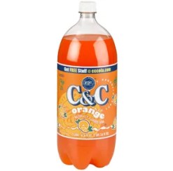 C&C ORANGE SODA 8/2 LITER