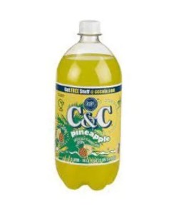 C&C PINEAPPLE SODA 8/2 LITER