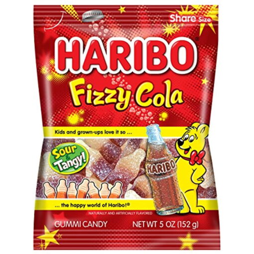 HARIBO FIZZY COLA PEGGABLE BAG 12/5 OZ