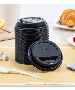 SOLO®TRAVELER® BLACK 16 OZ FOR HOT CUPS DOME LID 1000 CT
