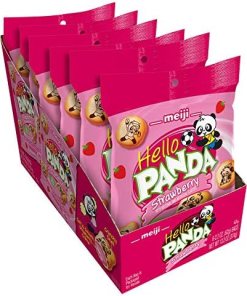 MEIJI HELLO PANDA STRAWBERRY 8/2.2 OZ